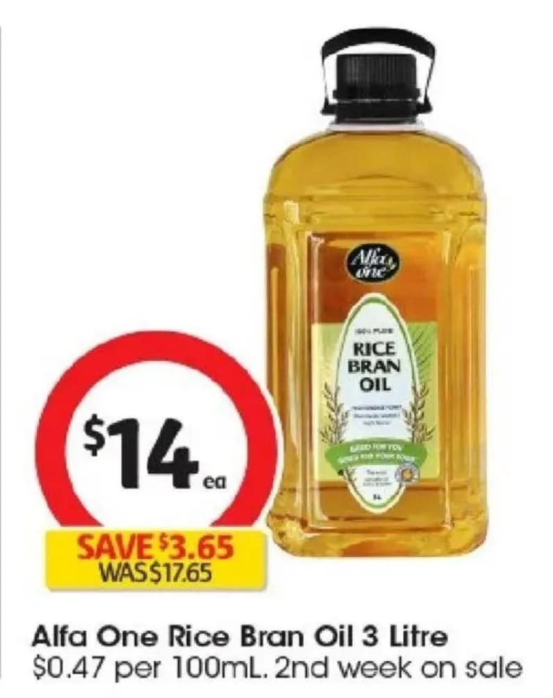 Alfa One Rice Bran Oil