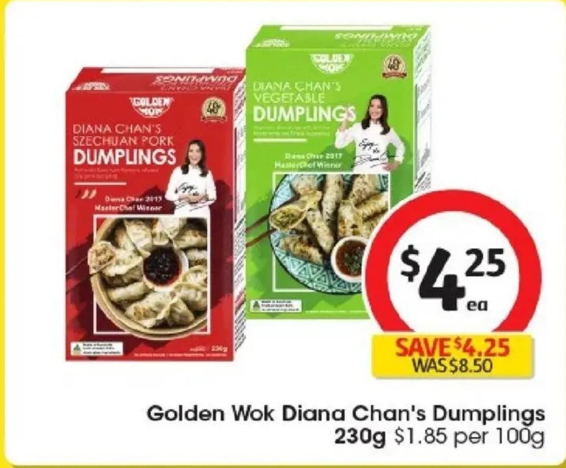 Golden Wok Diana Chan's Dumplings