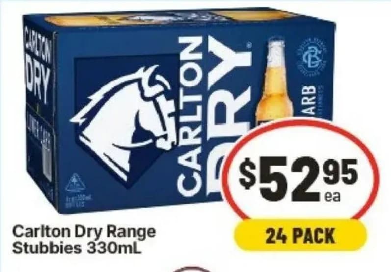 Carlton Dry Range Stubbies 330mL