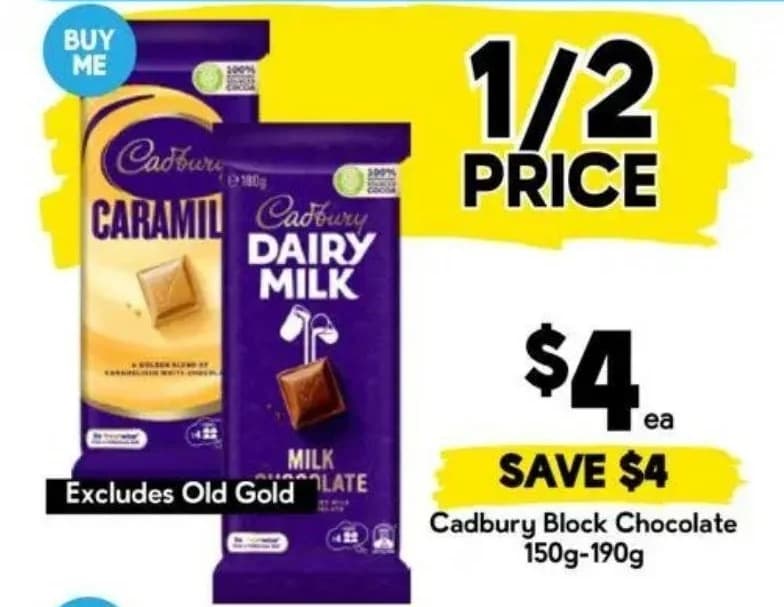 Cadbury Block Chocolate